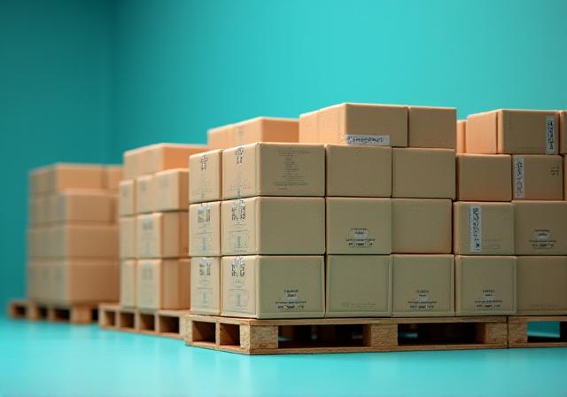 Organized freight storage stacking