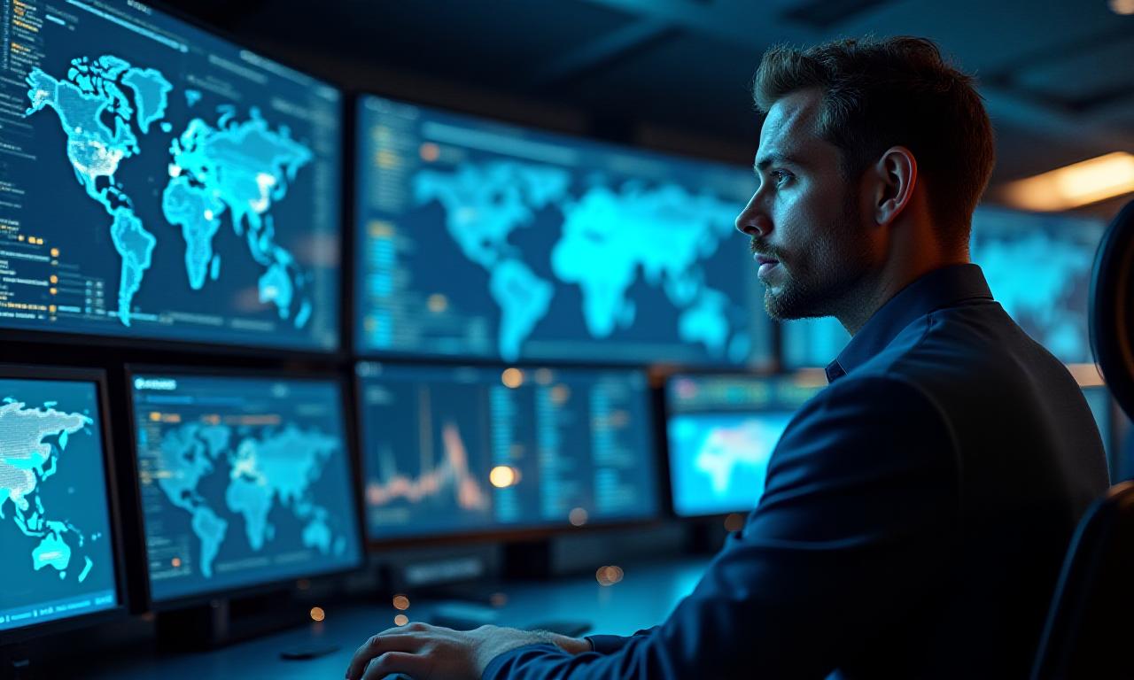 Global logistics dispatch center