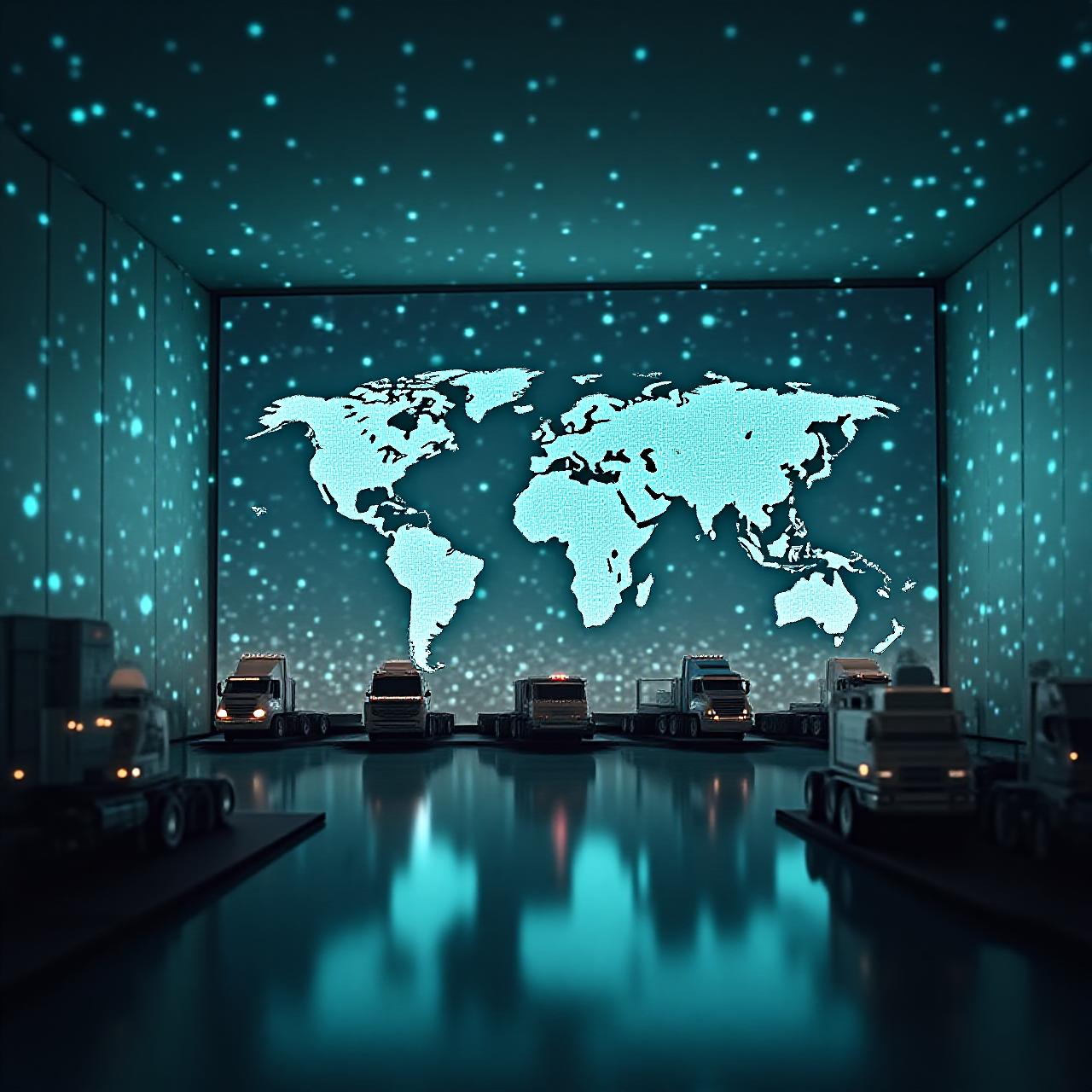 Global freight forwarding and cargo transit operations